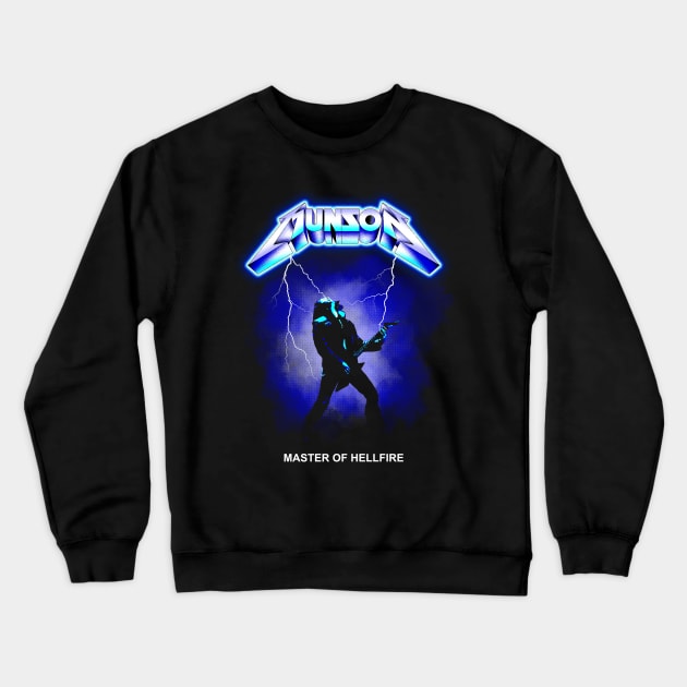 Master of Hellfire Crewneck Sweatshirt by RetroDivision